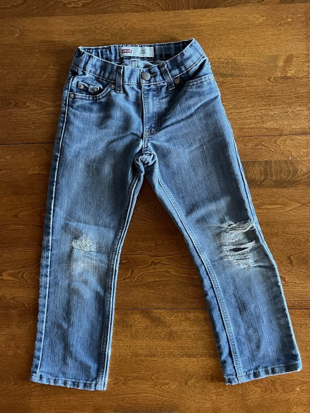 Levi's 511 Slim distressed jeans 5